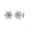 925 Sterling Silver Fashion Suit SUNFLOWER Chic Earrings