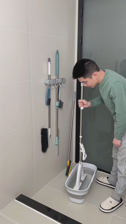 Brooms And Toiletries Organizer