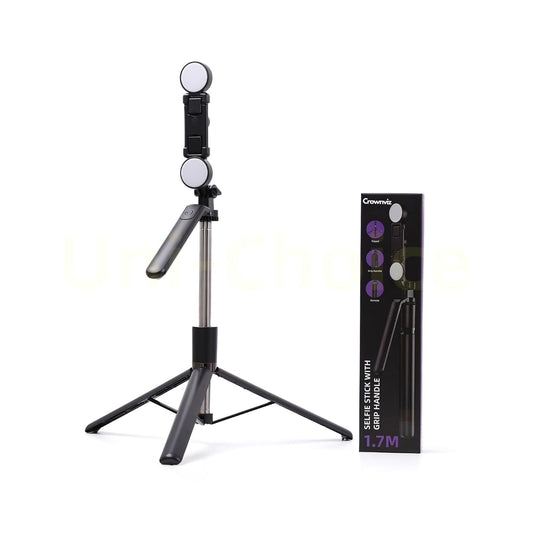 Selfie Stick with Grip Handle